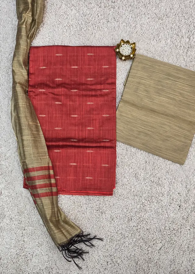 Semi Raw Silk