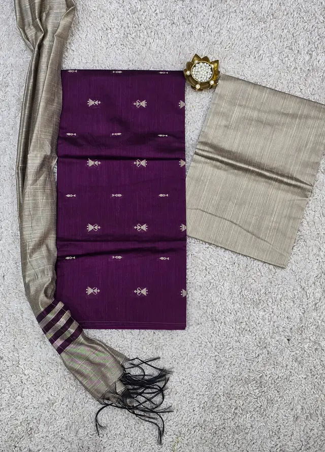 Semi Raw Silk