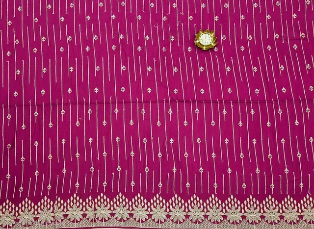 Semi Raw Silk